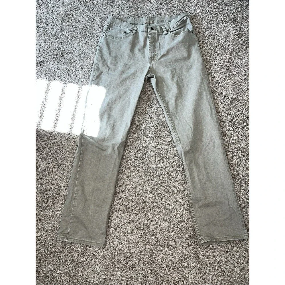 Wranglers Khaki 36x34 Regular Fit